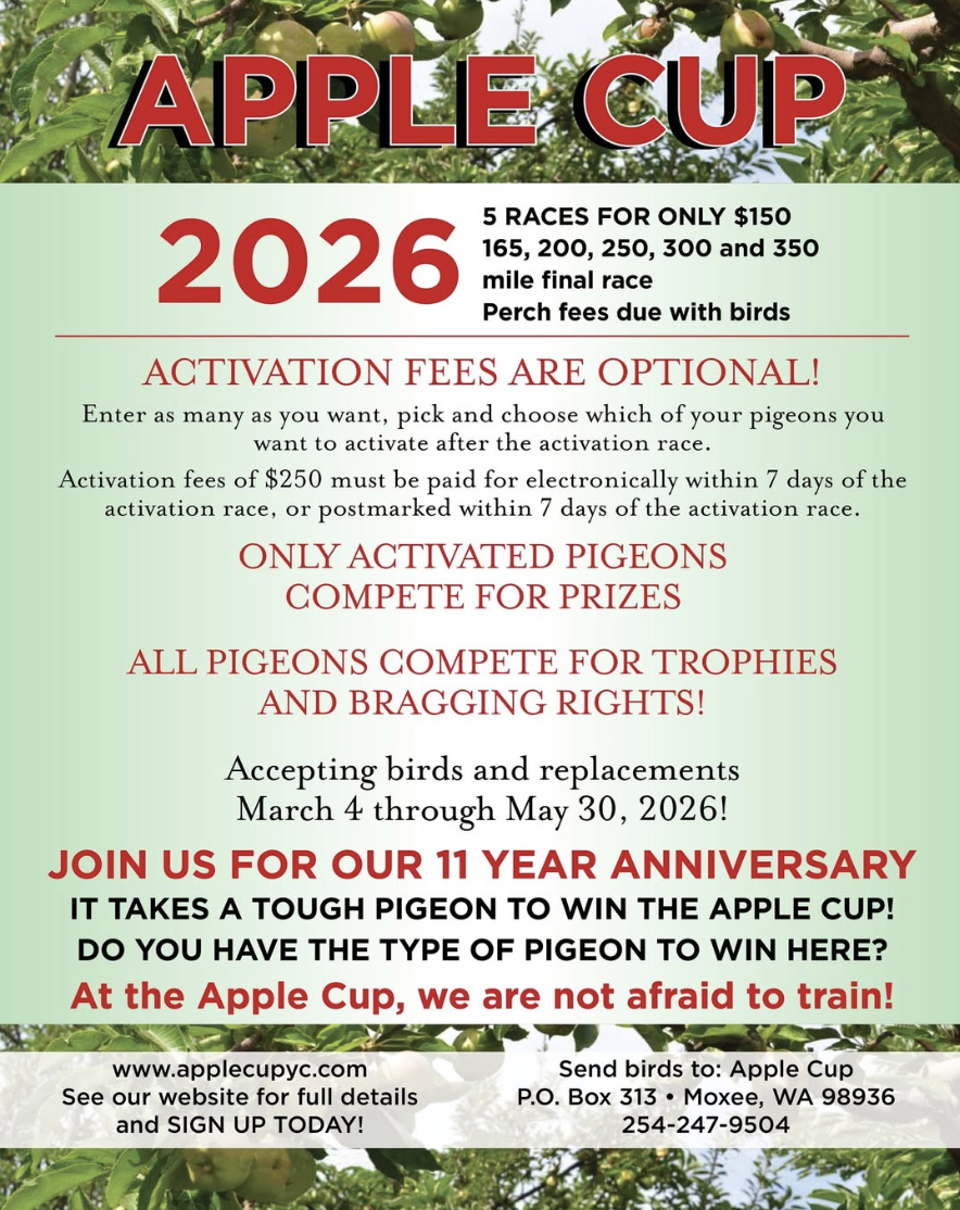 (1) Perch Fee Apple Cup